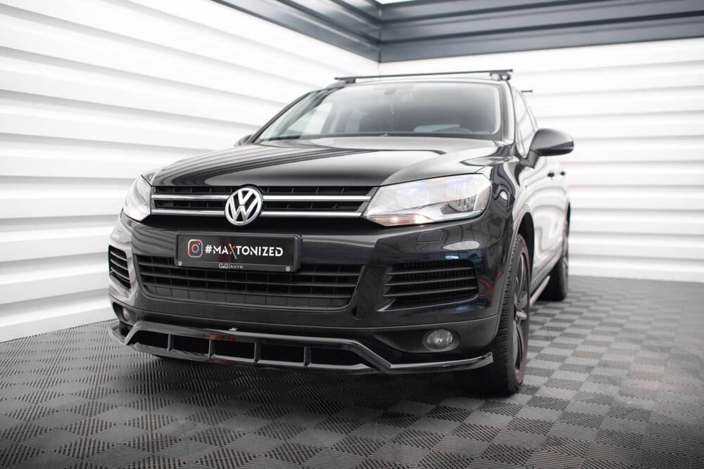 Front Lippe / Front Splitter / Frontansatz für VW Touareg 7P von Maxton Design