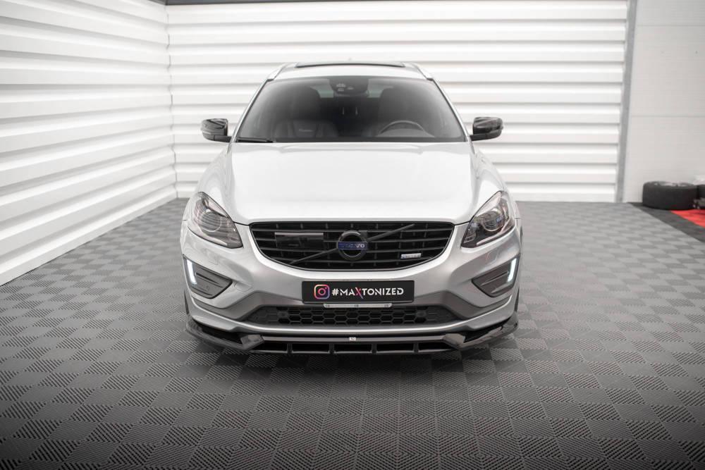 Front Lippe / Front Splitter / Frontansatz für Volvo XC60 R-Design MK1 Facelift von Maxton Design