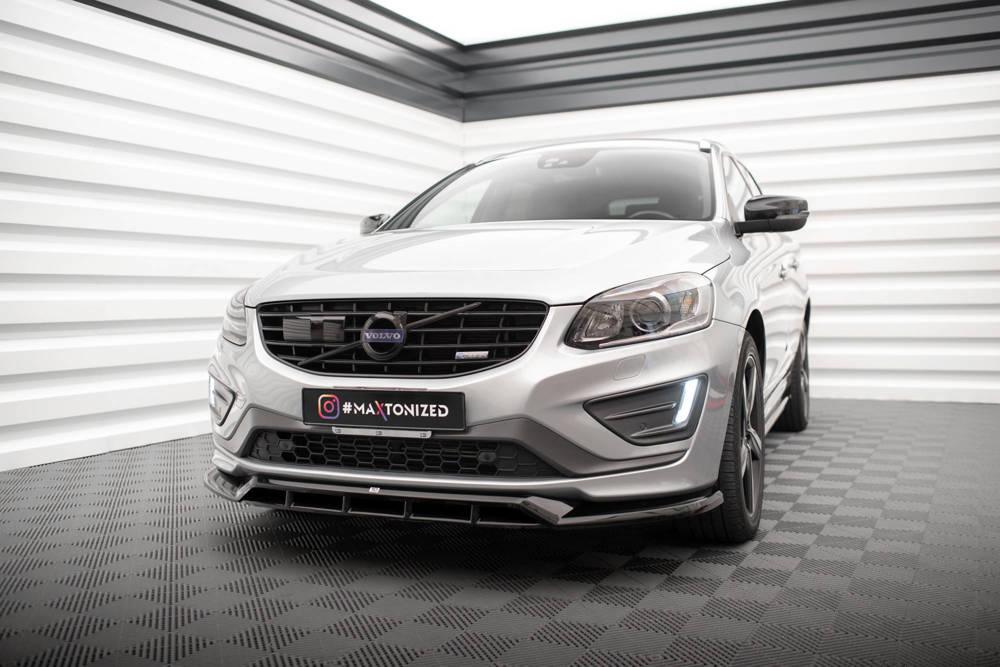 Front Lippe / Front Splitter / Frontansatz für Volvo XC60 R-Design MK1 Facelift von Maxton Design