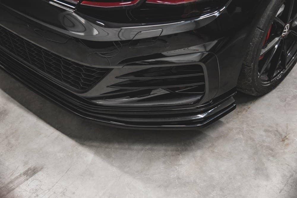 Front Splitter / Cup Schwert / Frontansatz für VW Golf 7 GTI TCR von Maxton Design