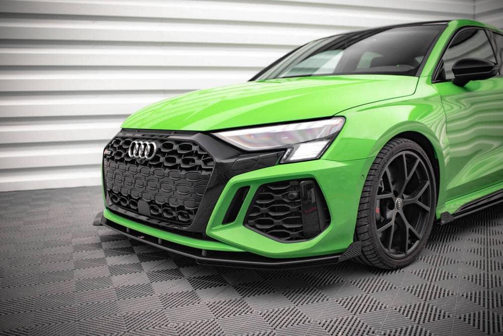 Front Splitter / Cup Schwert / Frontansatz / Front Flaps für Audi RS3 8Y von Maxton Design