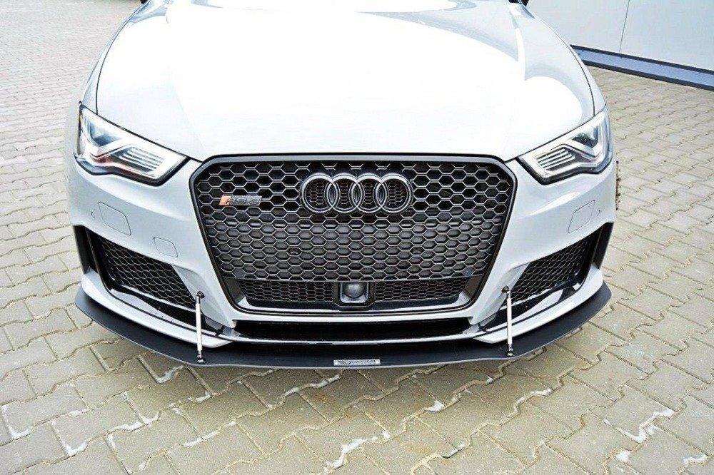 Front Splitter / Cup Schwert / Frontansatz Sport für Audi RS3 8V Sportback von Maxton Design