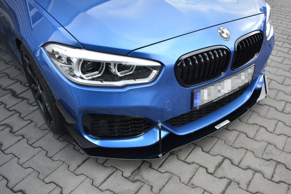 Front Splitter / Cup Schwert / Frontansatz Sport V.1 für BMW 1 F20/F21 M-Power Facelift von Maxton Design