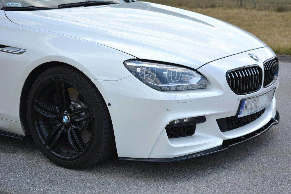 Front Splitter / Cup Schwert / Frontansatz für BMW 6 Gran Coupé M-Paket von Maxton Design