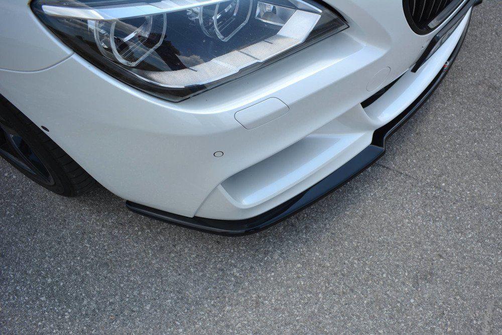 Front Splitter / Cup Schwert / Frontansatz für BMW 6 Gran Coupé M-Paket von Maxton Design