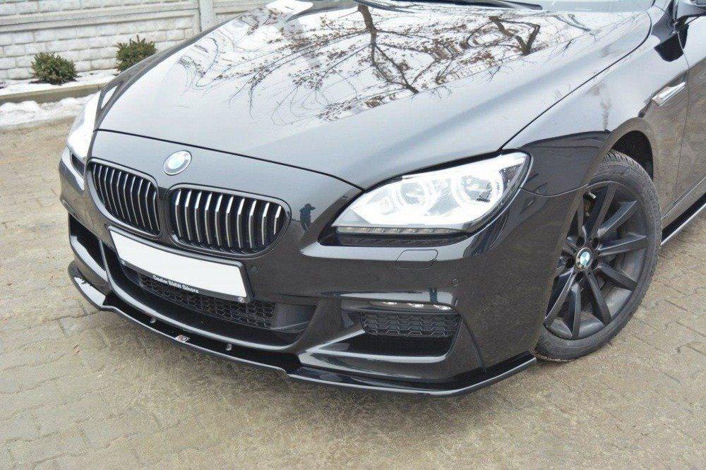 Front Splitter / Cup Schwert / Frontansatz für BMW 6 Gran Coupé M-Paket von Maxton Design