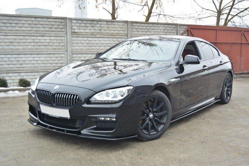 Front Splitter / Cup Schwert / Frontansatz für BMW 6 Gran Coupé M-Paket von Maxton Design