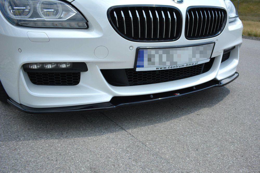 Front Splitter / Cup Schwert / Frontansatz für BMW 6 Gran Coupé M-Paket von Maxton Design