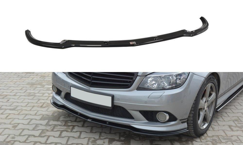 Front Lippe / Front Splitter / Frontansatz für Mercedes C-Klasse W204 AMG-Line von Maxton Design