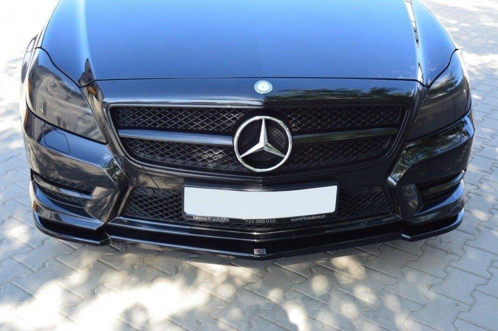 Front Lippe / Front Splitter / Frontansatz für Mercedes CLS C218 AMG-Line von Maxton Design