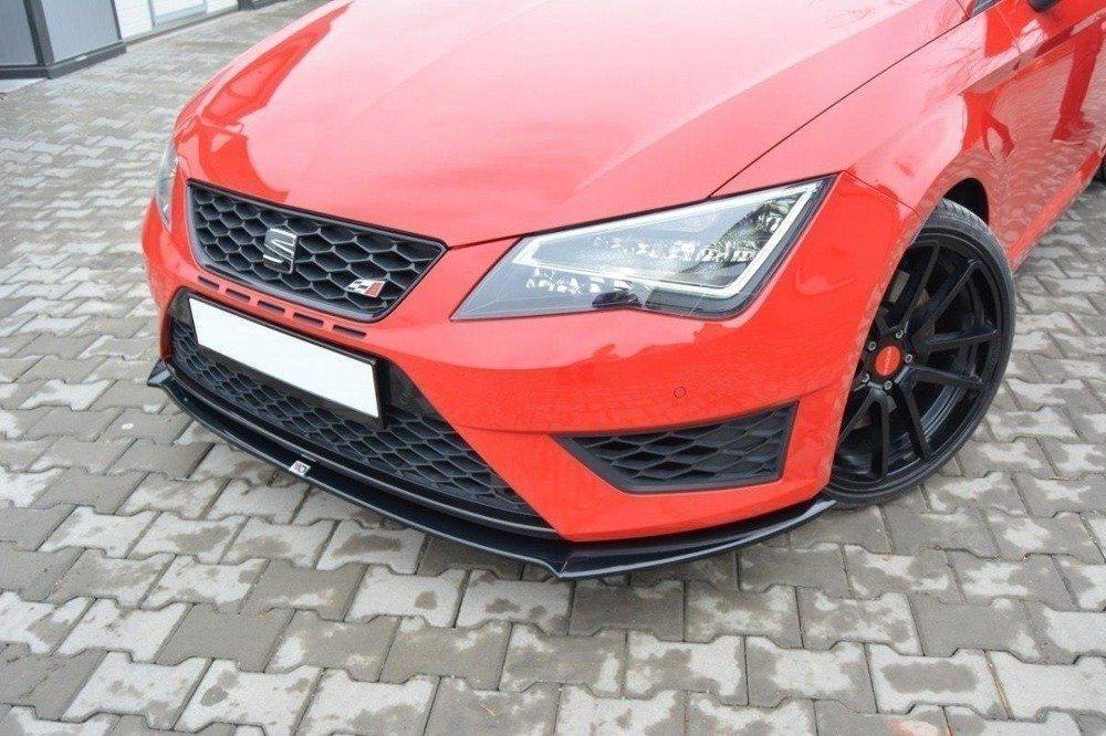 Front Splitter / Cup Schwert / Frontansatz für Seat Leon MK3 Cupra / FR von Maxton Design