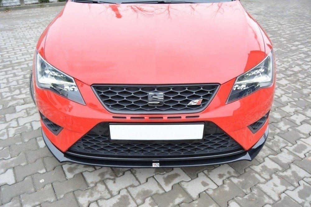 Front Splitter / Cup Schwert / Frontansatz für Seat Leon MK3 Cupra / FR von Maxton Design