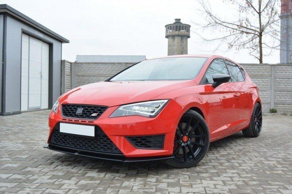 Front Splitter / Cup Schwert / Frontansatz für Seat Leon MK3 Cupra / FR von Maxton Design