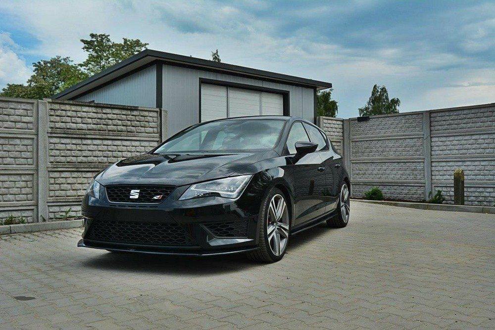 Front Splitter / Cup Schwert / Frontansatz für Seat Leon MK3 Cupra / FR von Maxton Design