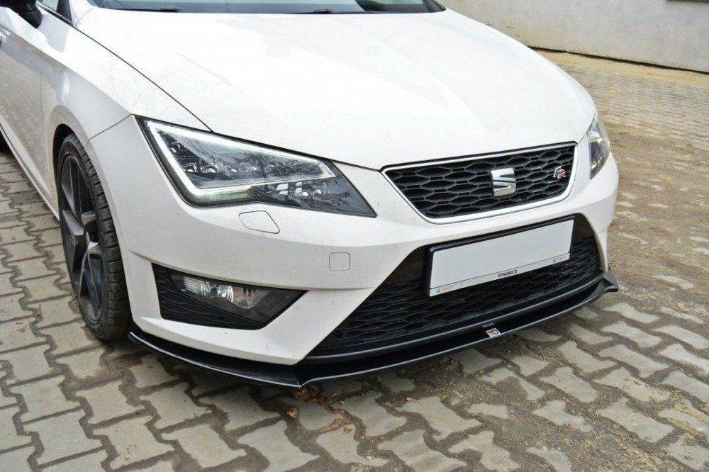 Front Splitter / Cup Schwert / Frontansatz für Seat Leon MK3 Cupra / FR von Maxton Design