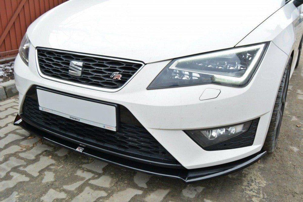 Front Splitter / Cup Schwert / Frontansatz für Seat Leon MK3 Cupra / FR von Maxton Design