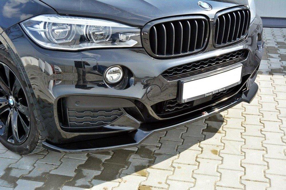 Front Splitter / Cup Schwert / Frontansatz für BMW X6 F16 M-Paket von Maxton Design