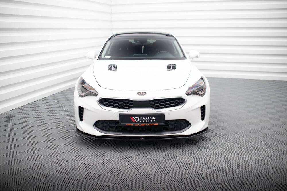 Front Lippe / Front Splitter / Frontansatz V.1 für Kia Stinger GT von Maxton Design