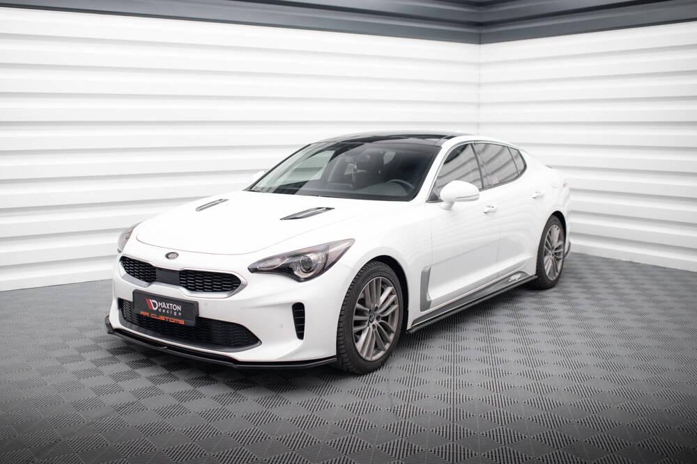 Front Lippe / Front Splitter / Frontansatz V.1 für Kia Stinger GT von Maxton Design