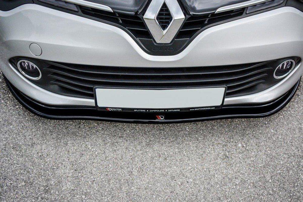 Front Splitter / Cup Schwert / Frontansatz V.1 für Renault Clio MK4 von Maxton Design