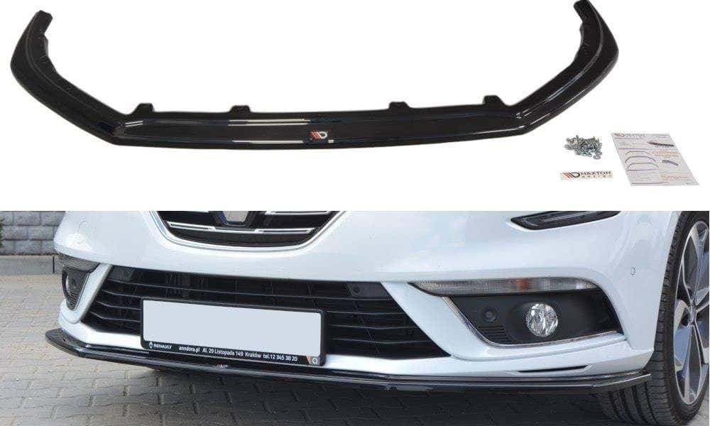 Front Splitter / Cup Schwert / Frontansatz für Renault Megane Hatchback MK4 von Maxton Design