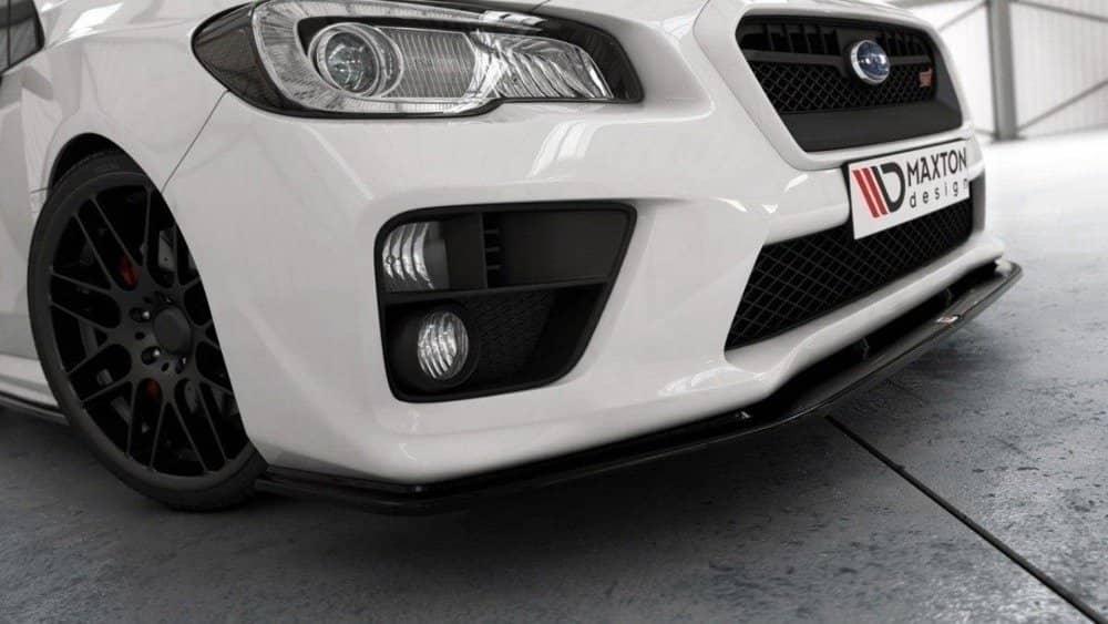 Front Splitter / Cup Schwert / Frontansatz V.2 für Subaru WRX STI von Maxton Design