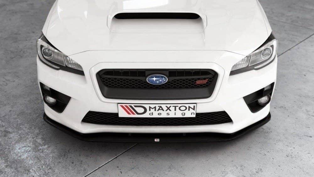 Front Splitter / Cup Schwert / Frontansatz V.2 für Subaru WRX STI von Maxton Design