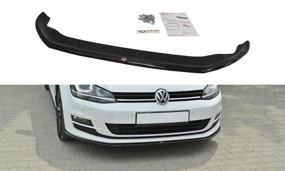 Front Splitter / Cup Schwert / Frontansatz V.1 für VW Golf 7 Standard von Maxton Design