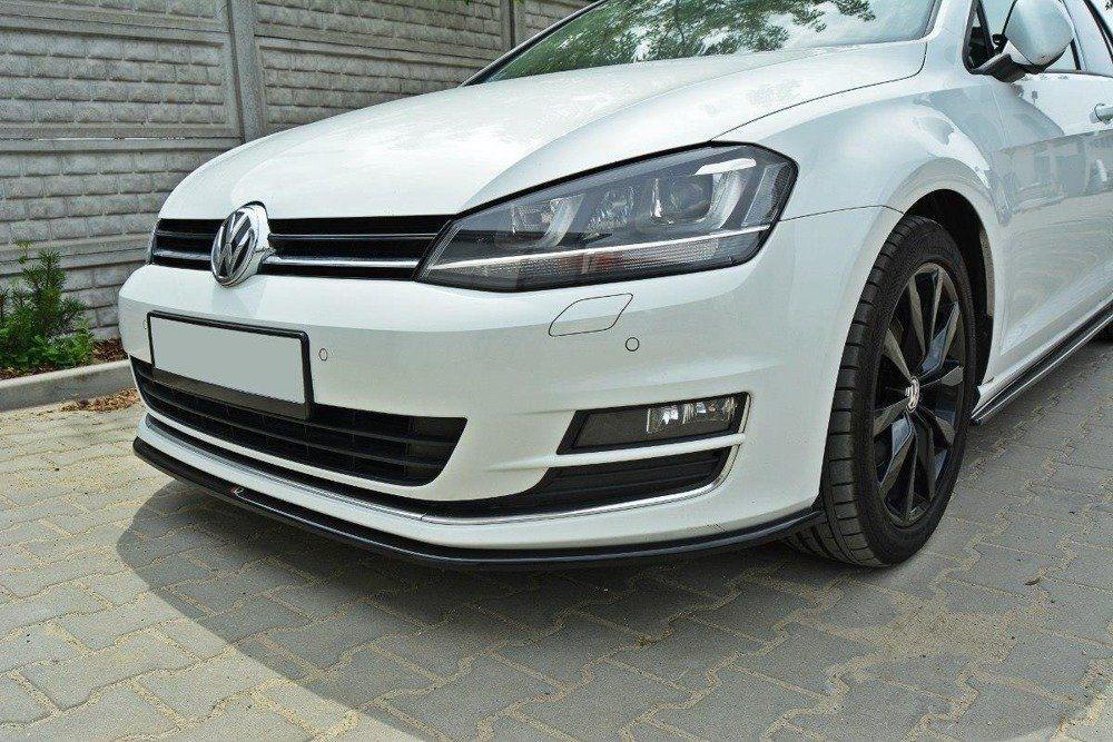 Front Splitter / Cup Schwert / Frontansatz V.1 für VW Golf 7 Standard von Maxton Design