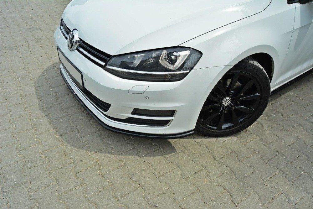 Front Splitter / Cup Schwert / Frontansatz V.1 für VW Golf 7 Standard von Maxton Design