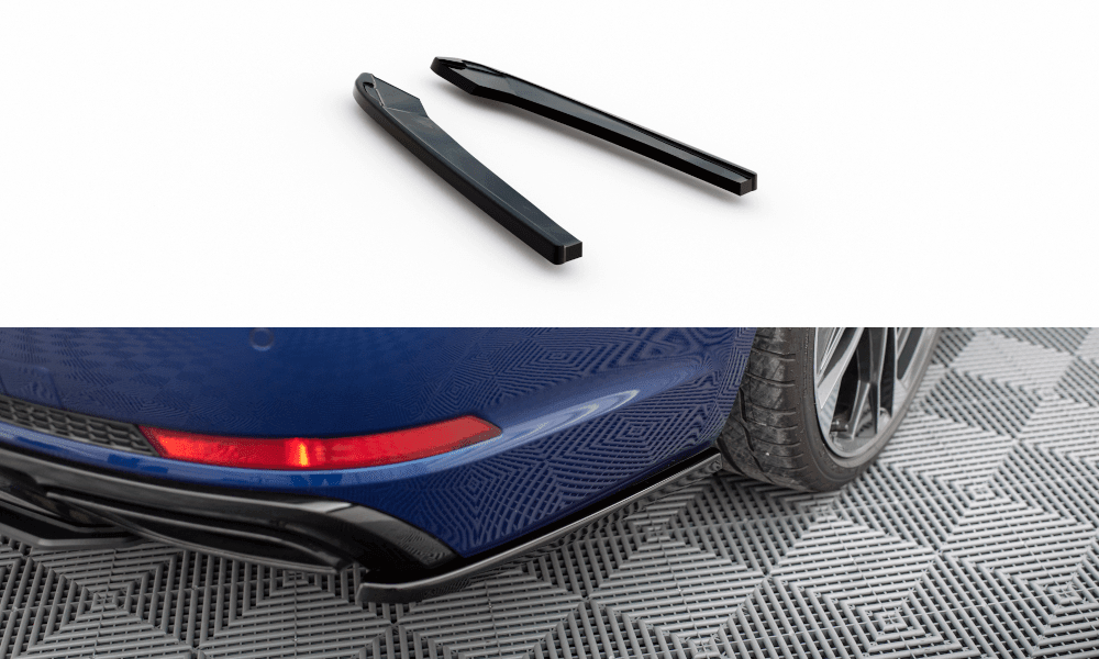 Seitliche Heck Diffusor Erweiterung für Audi A4 Competition B9 von Maxton Design