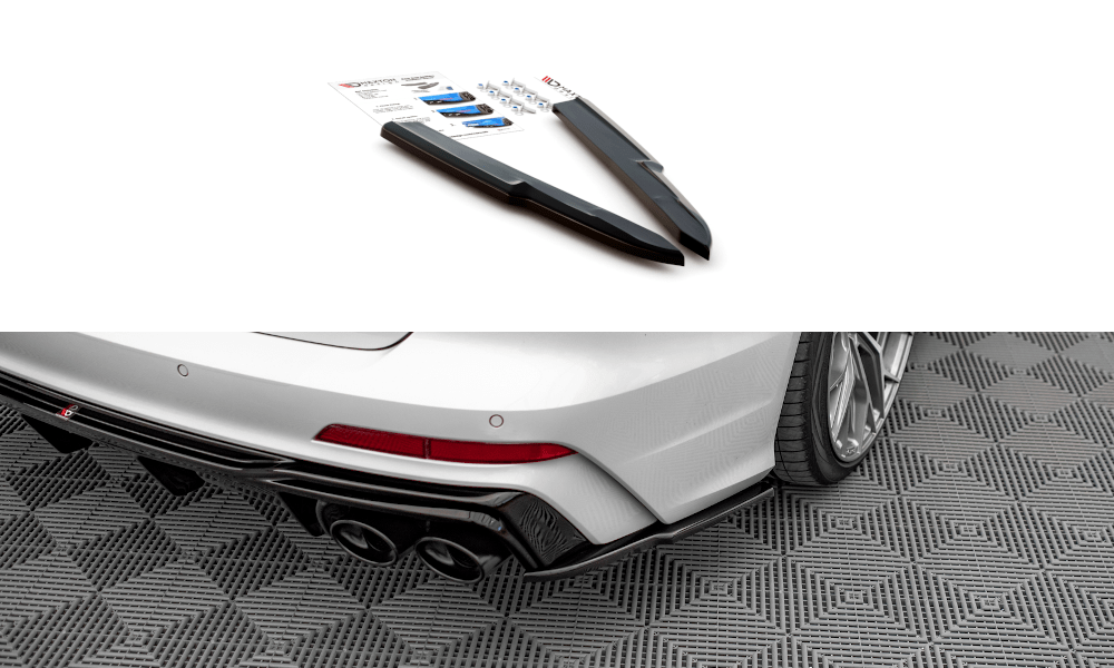 Seitliche Heck Diffusor Erweiterung für Audi S6 C8 von Maxton Design