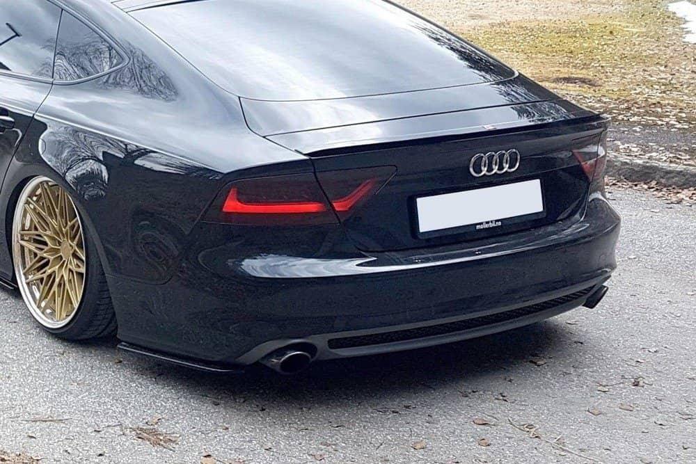 Seitliche Heck Diffusor Erweiterung für Audi A7 C7 VFL S-Line von Maxton Design