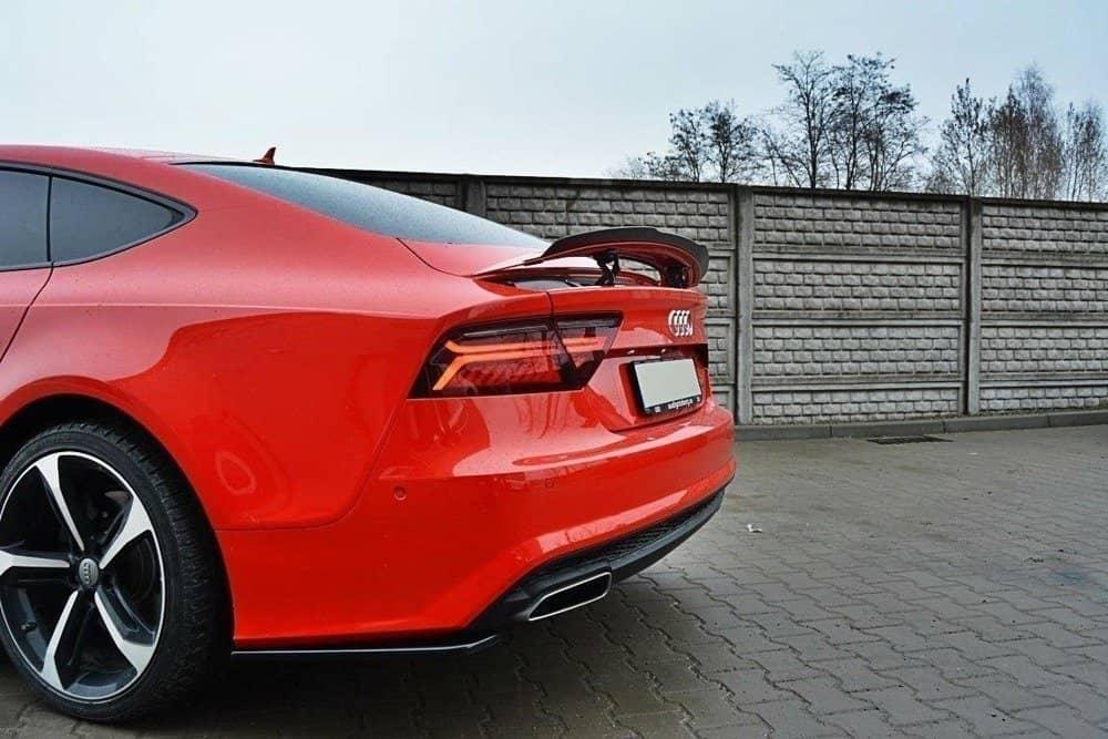 Seitliche Heck Diffusor Erweiterung für Audi A7 C7 FL S-Line von Maxton Design