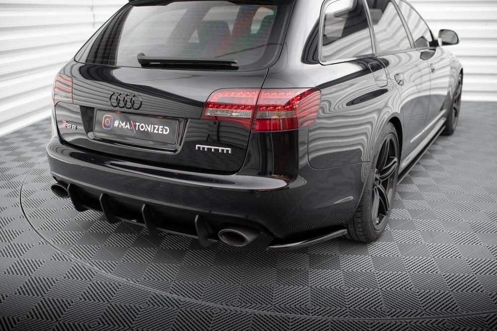 Seitliche Heck Diffusor Erweiterung V.2 für Audi RS6 4F von Maxton Design