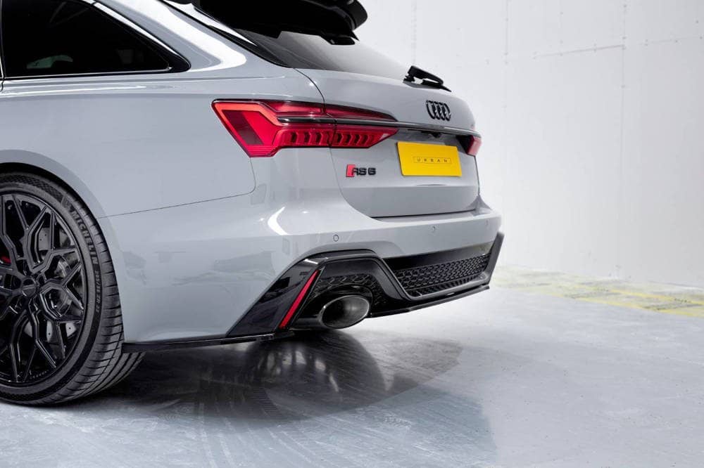 Estensione del diffusore posteriore laterale per Audi RS6 C8 di Maxton Design