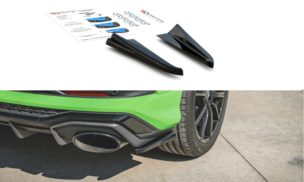 Side rear diffuser extension for Audi RSQ3 F3 from Maxton Design 