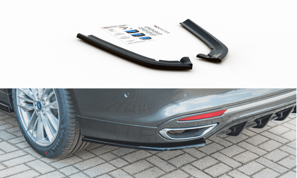 Seitliche Heck Diffusor Erweiterung für Ford Mondeo Vignale MK5 Facelift von Maxton Design