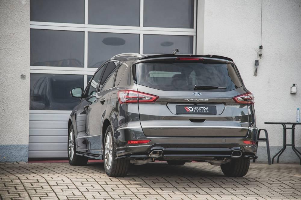 Seitliche Heck Diffusor Erweiterung für Ford S-MAX Vignale MK2 Facelift von Maxton Design