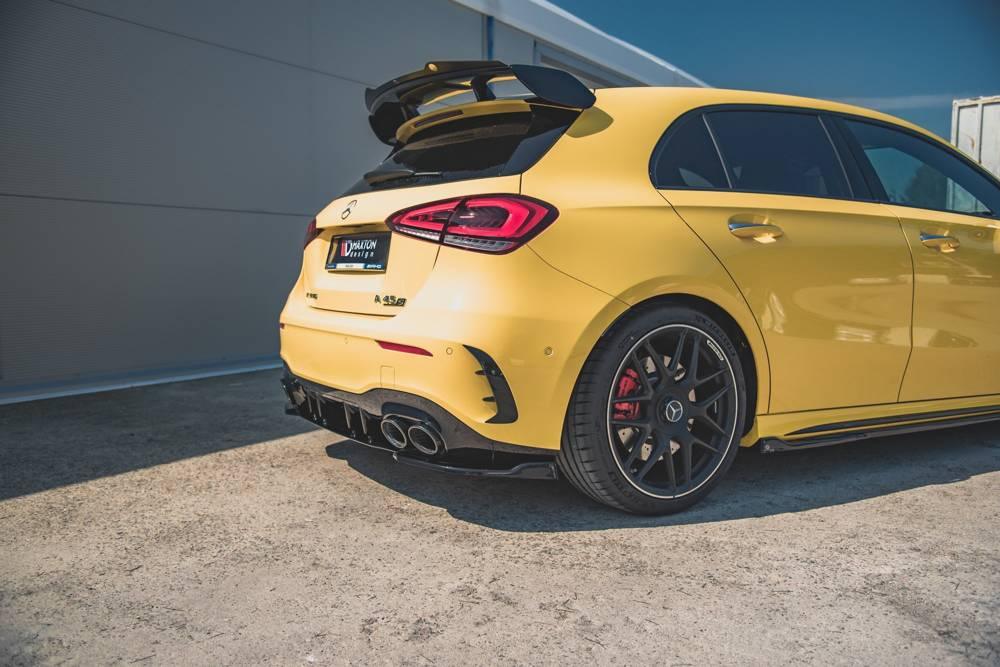 Seitliche Heck Diffusor Erweiterung für Mercedes AMG A 45 S W177 von Maxton Design