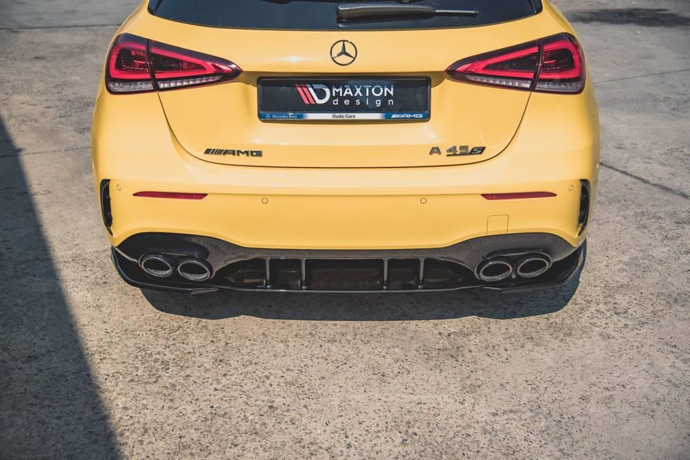 Seitliche Heck Diffusor Erweiterung für Mercedes AMG A 45 S W177 von Maxton Design