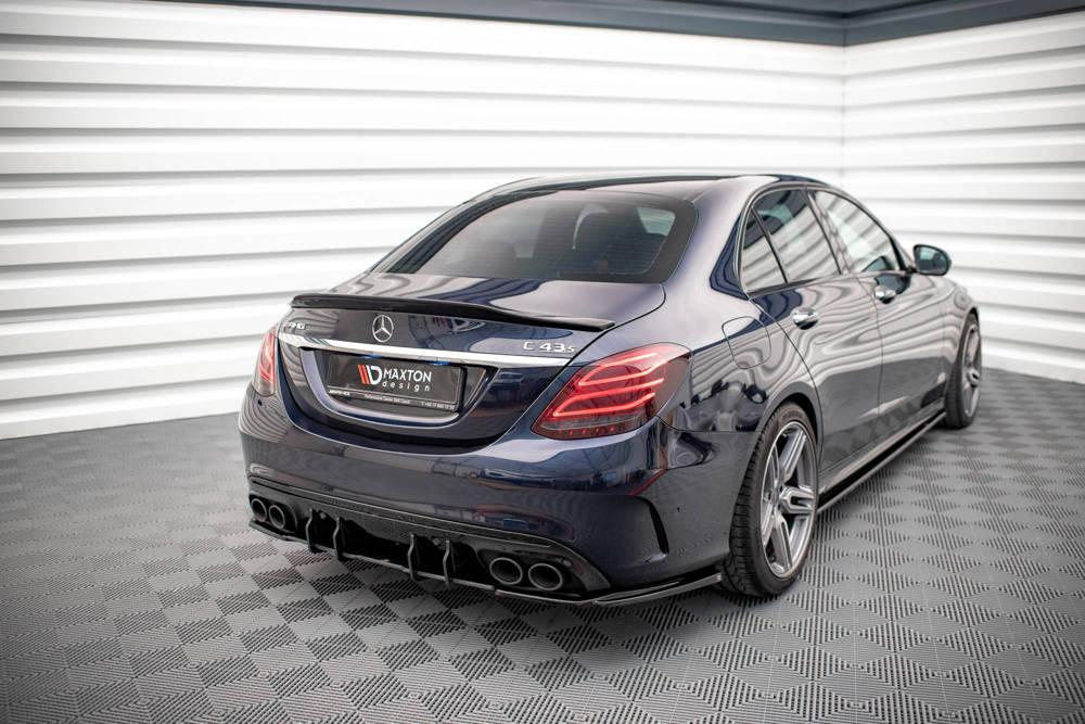 Seitliche Heck Diffusor Erweiterung für Mercedes-Benz C43 AMG W205 Facelift von Maxton Design