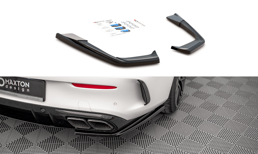 Seitliche Heck Diffusor Erweiterung für Mercedes C63 AMG Coupe C205 Facelift von Maxton Design