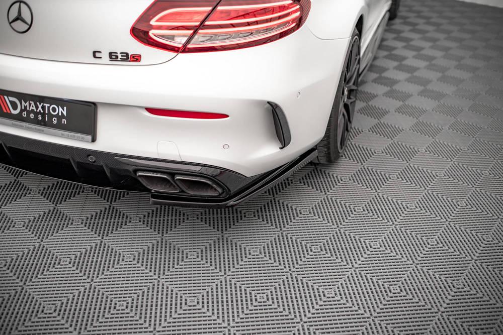 Seitliche Heck Diffusor Erweiterung für Mercedes C63 AMG Coupe C205 Facelift von Maxton Design