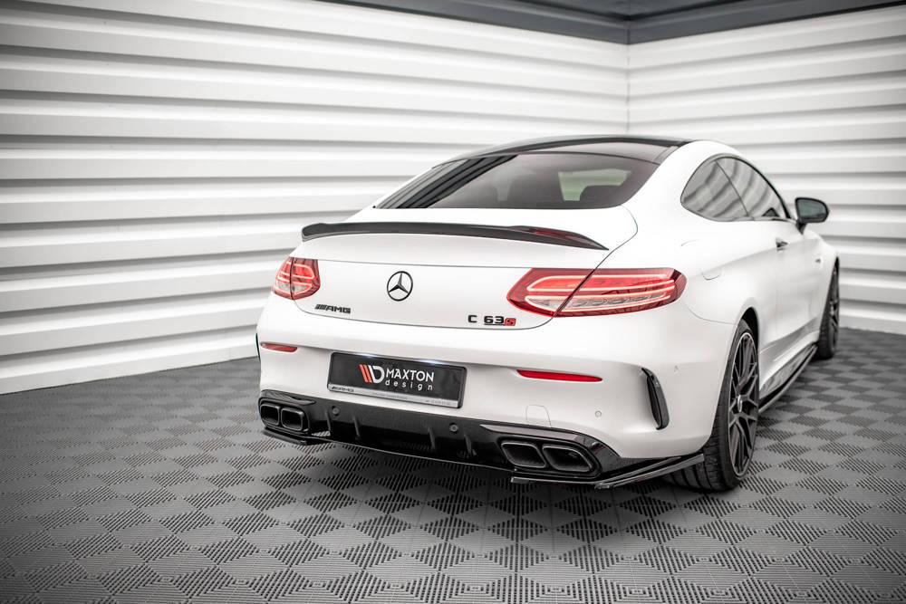 Seitliche Heck Diffusor Erweiterung für Mercedes C63 AMG Coupe C205 Facelift von Maxton Design