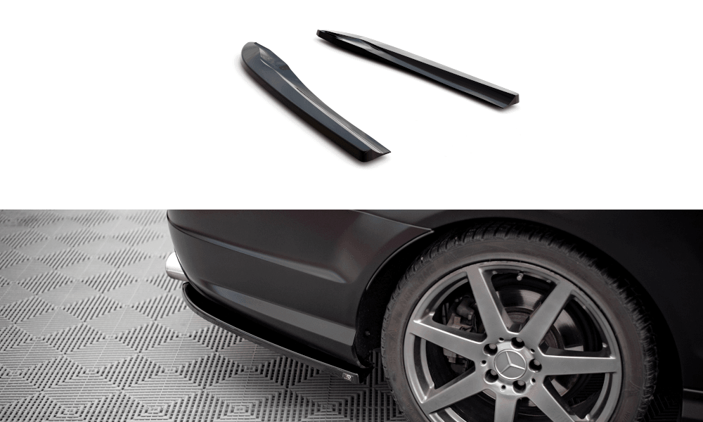 Seitliche Heck Diffusor Erweiterung für Mercedes C-Klasse Coupe C204 AMG-Line von Maxton Design