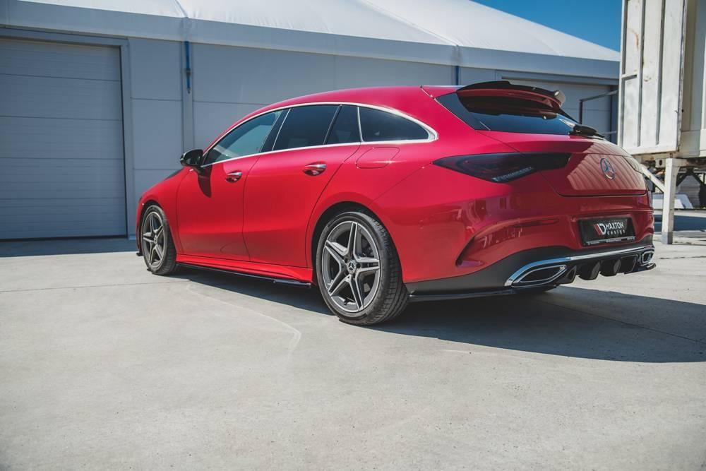 Seitliche Heck Diffusor Erweiterung für Mercedes CLA AMG-Line C118 von Maxton Design