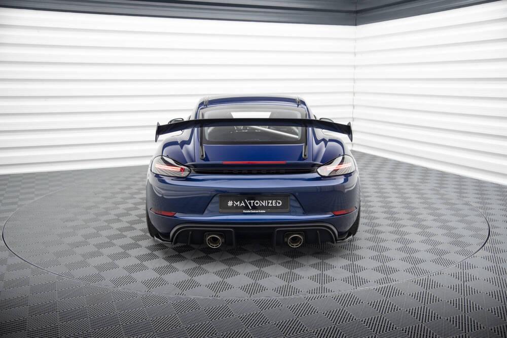 Seitliche Heck Diffusor Erweiterung für Porsche 718 Cayman GT4 RS 982 von Maxton Design