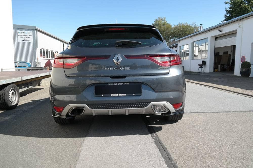 Seitliche Heck Diffusor Erweiterung für Renault Megane GT-Line MK4 von Maxton Design