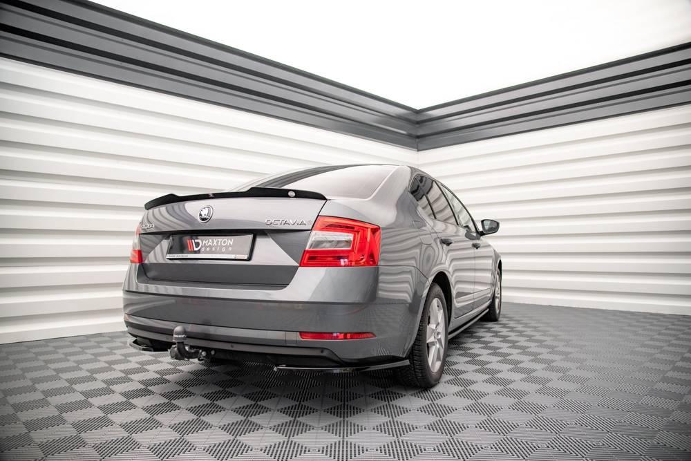 Seitliche Heck Diffusor Erweiterung für Skoda Octavia MK3 Facelift von Maxton Design